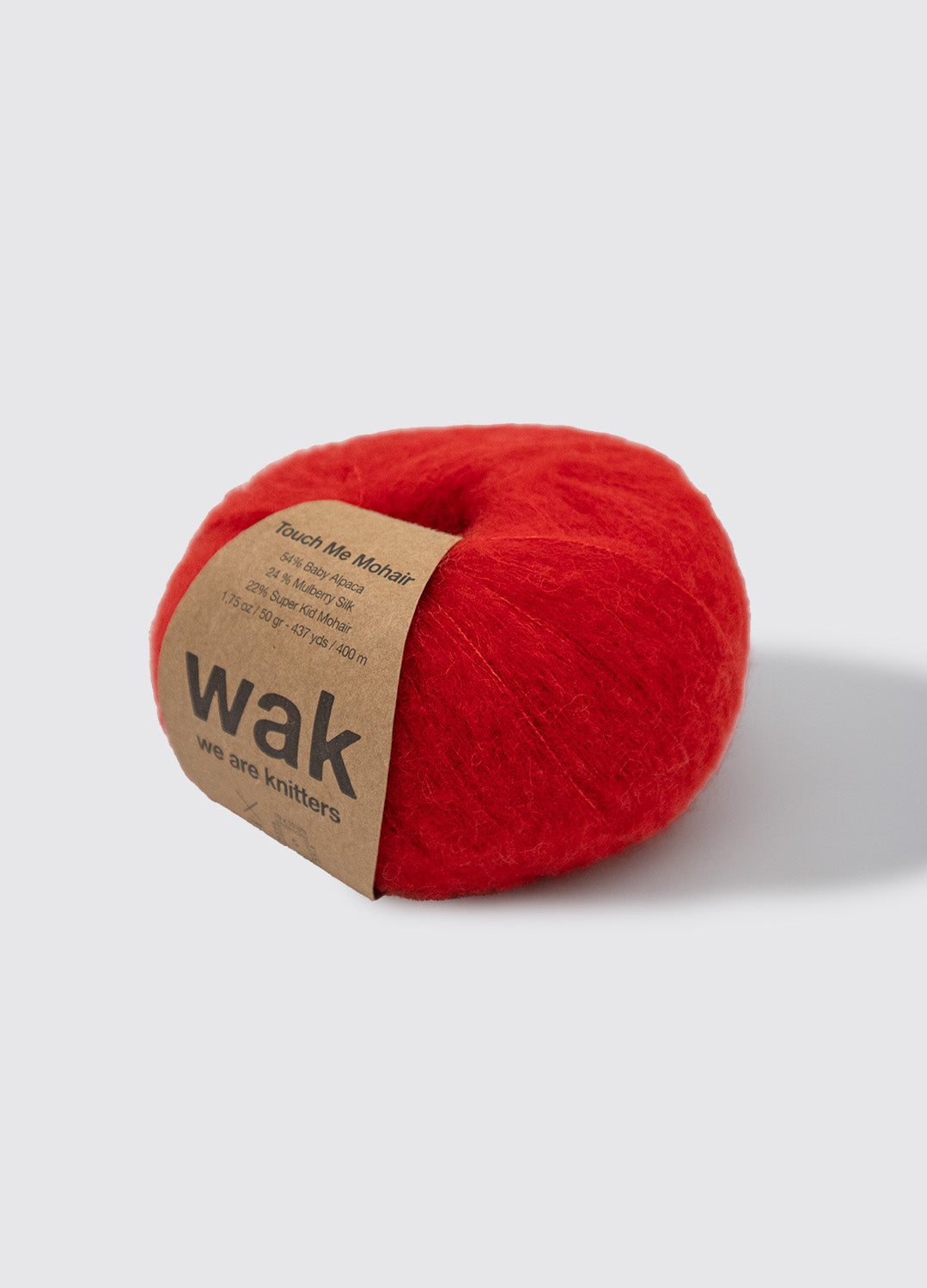 Touch me Mohair Poppy Red