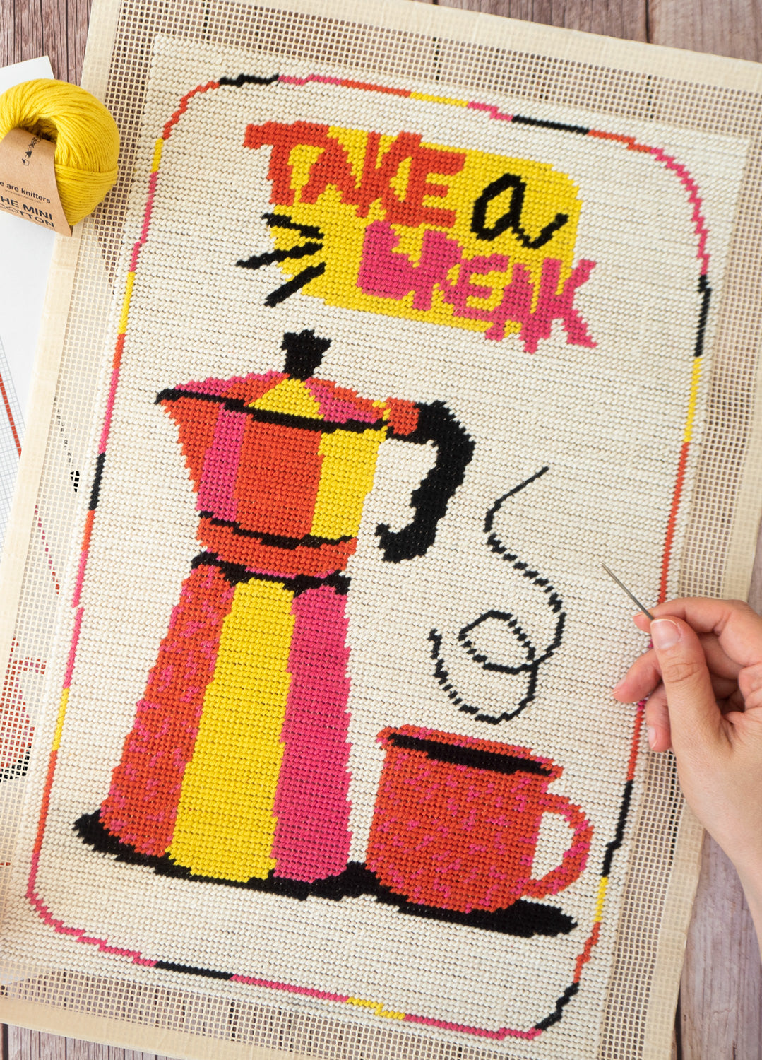 Take A Break Petit Point Pattern